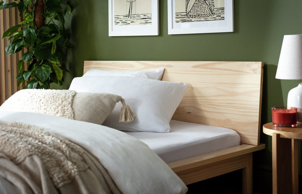 Habitat Akio Double Wooden Platform Bed Frame - Natural 12010012