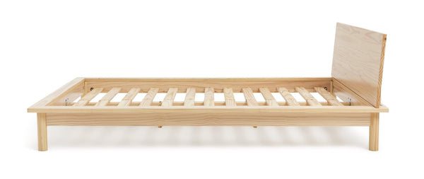 Habitat Akio Double Wooden Platform Bed Frame - Natural 12010012