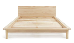 Habitat Akio Double Wooden Platform Bed Frame - Natural 12010012