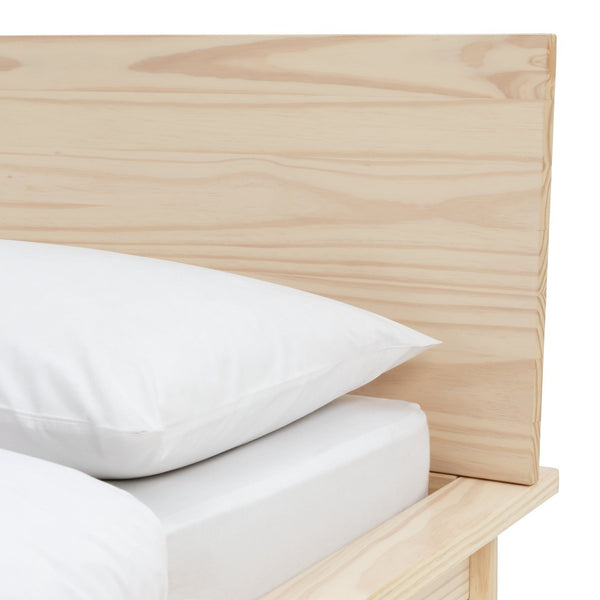 Habitat Akio Double Wooden Platform Bed Frame - Natural 12010012