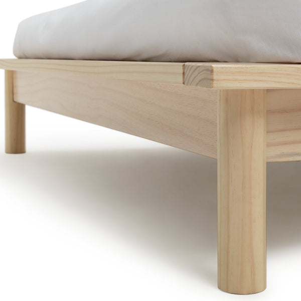 Habitat Akio Double Wooden Platform Bed Frame - Natural 12010012