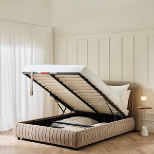Habitat Beatrix Double End Lift Ottoman Bed - Mink 17550577