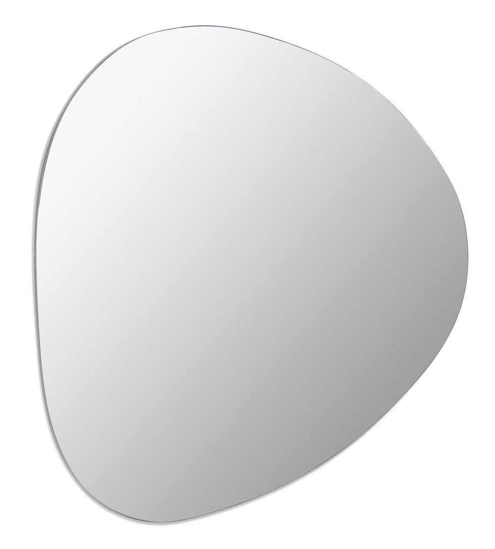 Habitat Black Frameless Irregular Wall Mirror -  13182987