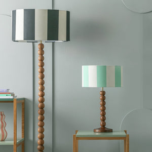 Habitat Bobbin Mango Wood Floor Lamp Base - Walnut 14724973
