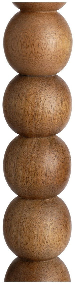 Habitat Bobbin Mango Wood Floor Lamp Base - Walnut 14724973