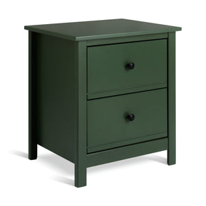 Habitat Brooklyn 2 Drawer Bedside Table - Green 14581783
