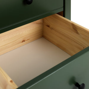 Habitat Brooklyn 2 Drawer Bedside Table - Green 14581783