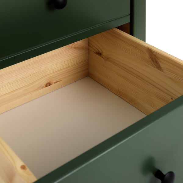 Habitat Brooklyn 2 Drawer Bedside Table - Green 14581783