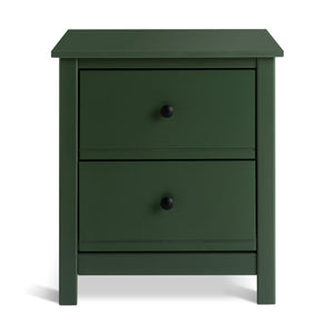 Habitat Brooklyn 2 Drawer Bedside Table - Green 14581783