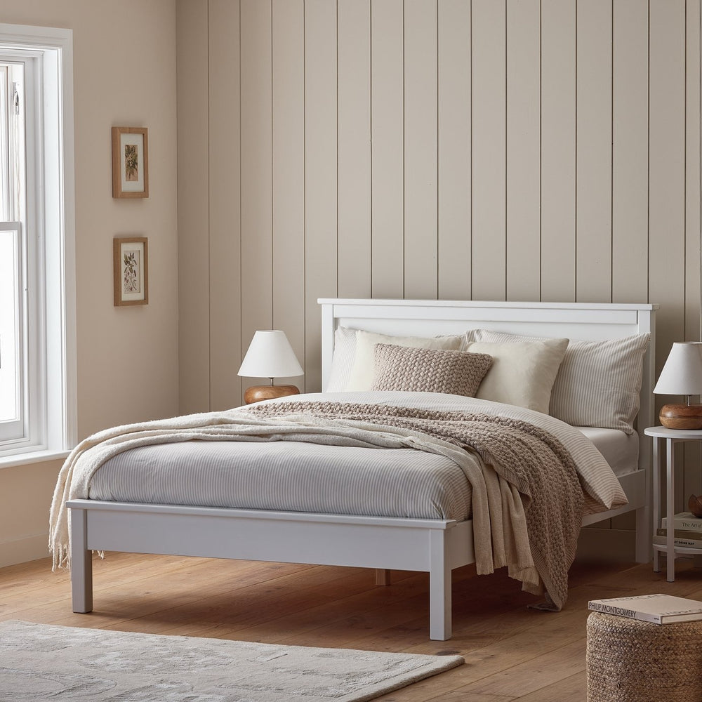 Habitat Brooklyn Kingsize Wooden Bed Frame - White 17611289