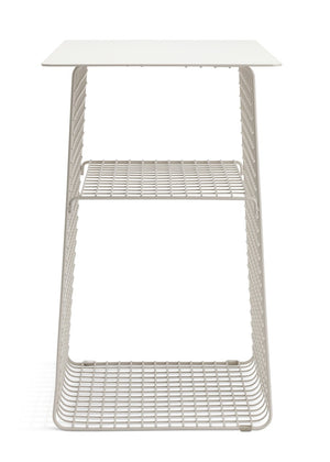 Habitat Cal Metal Bedside Table - Grey 15816859