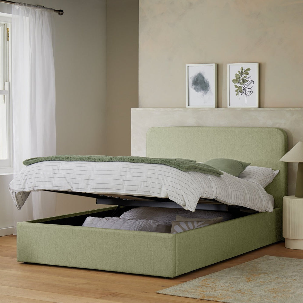 Habitat Chadwell Double End Lift Ottoman Bed - Sage 14660594