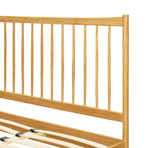 Habitat Chiltern Spindle Double Wooden Bed Frame - Oak 14660312