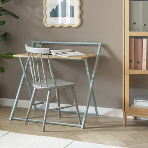 Habitat Compact Folding Office Desk - Grey 14469867