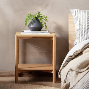 Habitat Cullen Bamboo Bedside Table - Natural 14358435