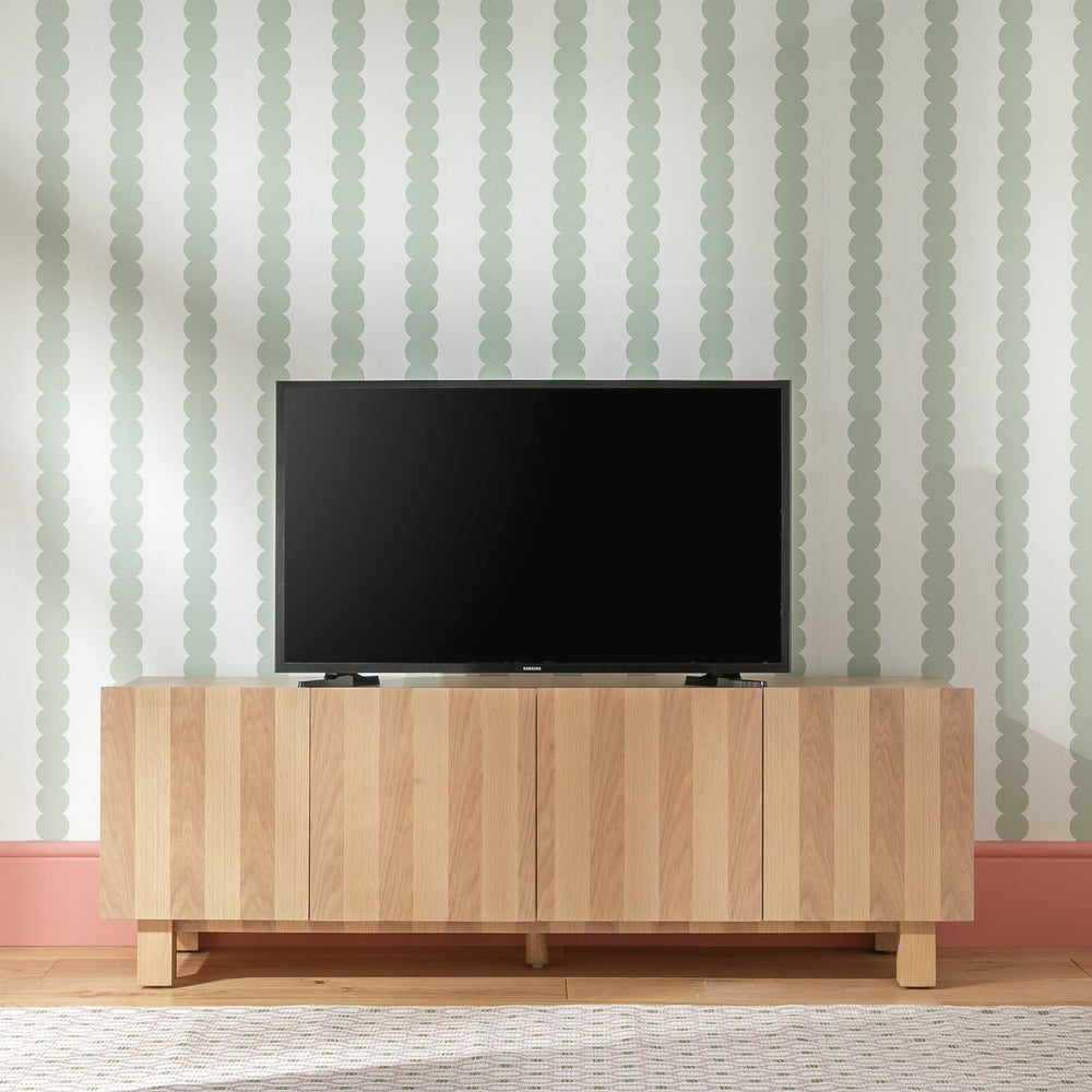 Habitat Cyril 4 Door TV Unit - Natural 17672864