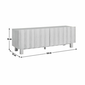 Habitat Cyril 4 Door TV Unit - Natural 17672864