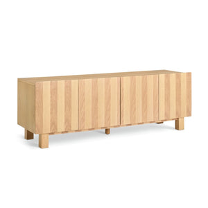 Habitat Cyril 4 Door TV Unit - Natural 17672864