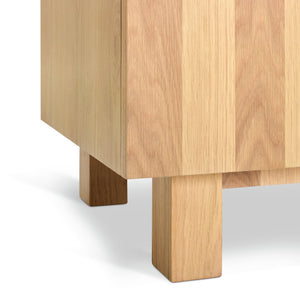 Habitat Cyril 4 Door TV Unit - Natural 17672864