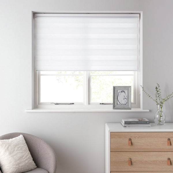 Habitat Day and Night White Roller Blind - 180cm 14586692