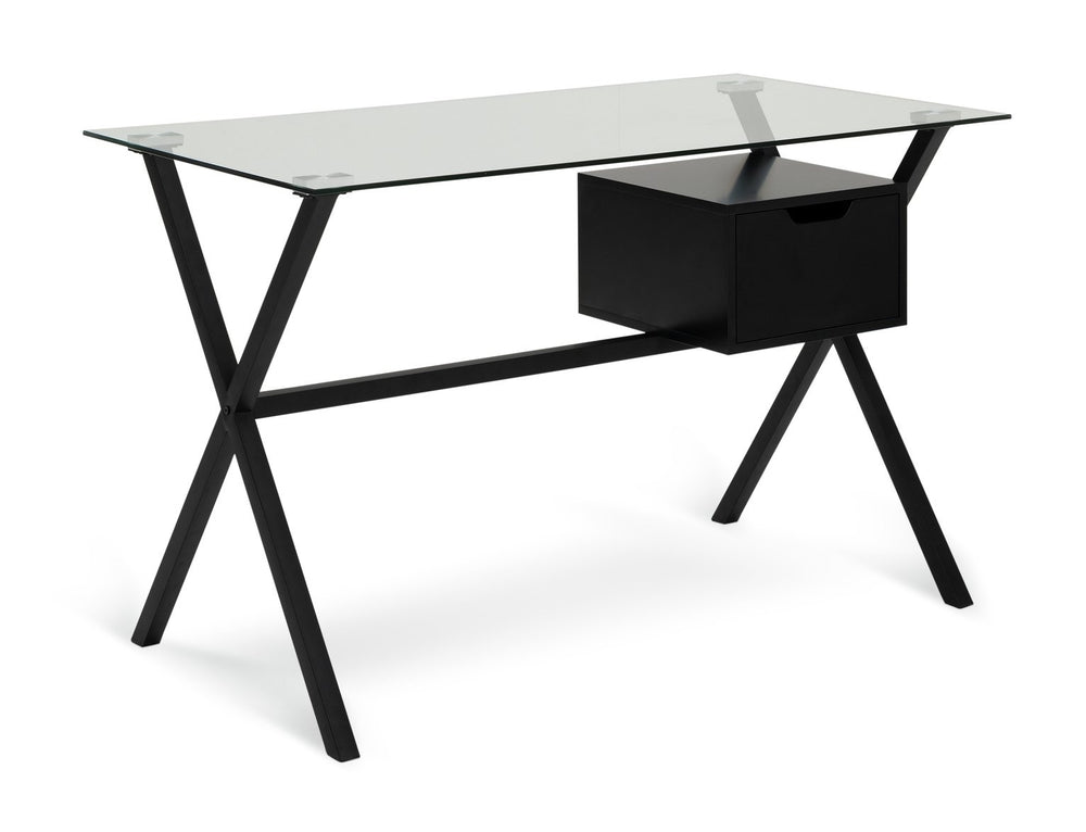 Habitat Dria 1 Drawer Desk - Black 12017132