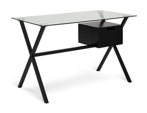Habitat Dria 1 Drawer Desk - Black 12017132