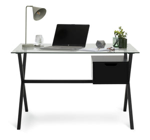Habitat Dria 1 Drawer Desk - Black 12017132