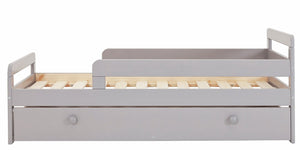 Habitat Ellis Toddler Bed Frame with Drawer - Grey 11178759