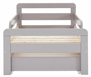 Habitat Ellis Toddler Bed Frame with Drawer - Grey 11178759