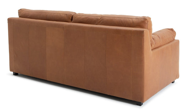 Habitat Florence Leather 3 Seater Sofa Tan 13412956