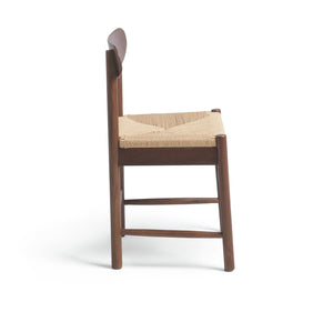 Habitat Hanna Pair of Wood Dining Chairs - Walnut 19594854