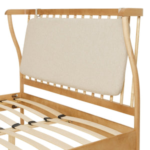 Habitat Hugh Wooden Kingsize Bed - Light Wood 17467701