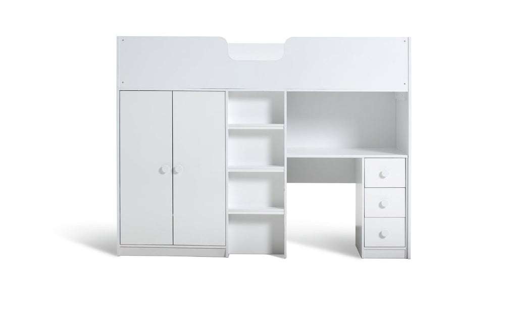 Habitat Jackson Shorty Highsleeper Bed Frame - White 17358762