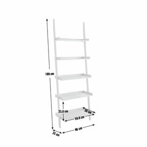 Habitat Jessi 5 Shelves Wide Bookcase - White 17815748