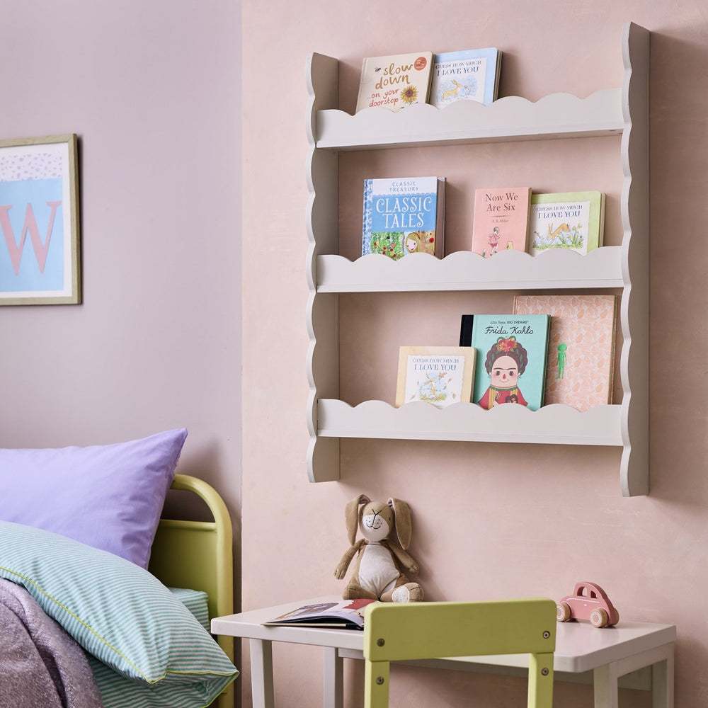 Habitat Kids Flo Wavy Wall Mounted Storage - Grey 14496074