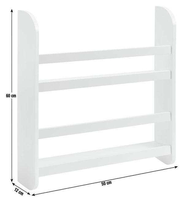Habitat Kids Scandinavia Wall Mounted Mini Shelf - White 13426629