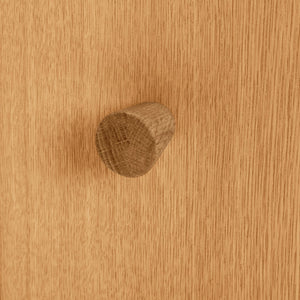 Habitat Kirk Oak 2 Door 1 Drawer Wardrobe - Natural 13125157