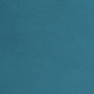 Habitat Kota teal sofa bed side view with fixed cushions