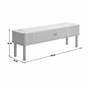 Habitat Lex 2 Door Oak TV Unit - Natural 17672084