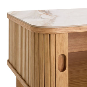 Habitat Lex 2 Door Oak TV Unit - Natural 17672084
