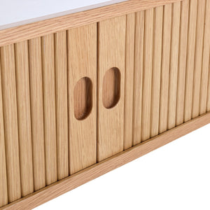 Habitat Lex 2 Door Oak TV Unit - Natural 17672084