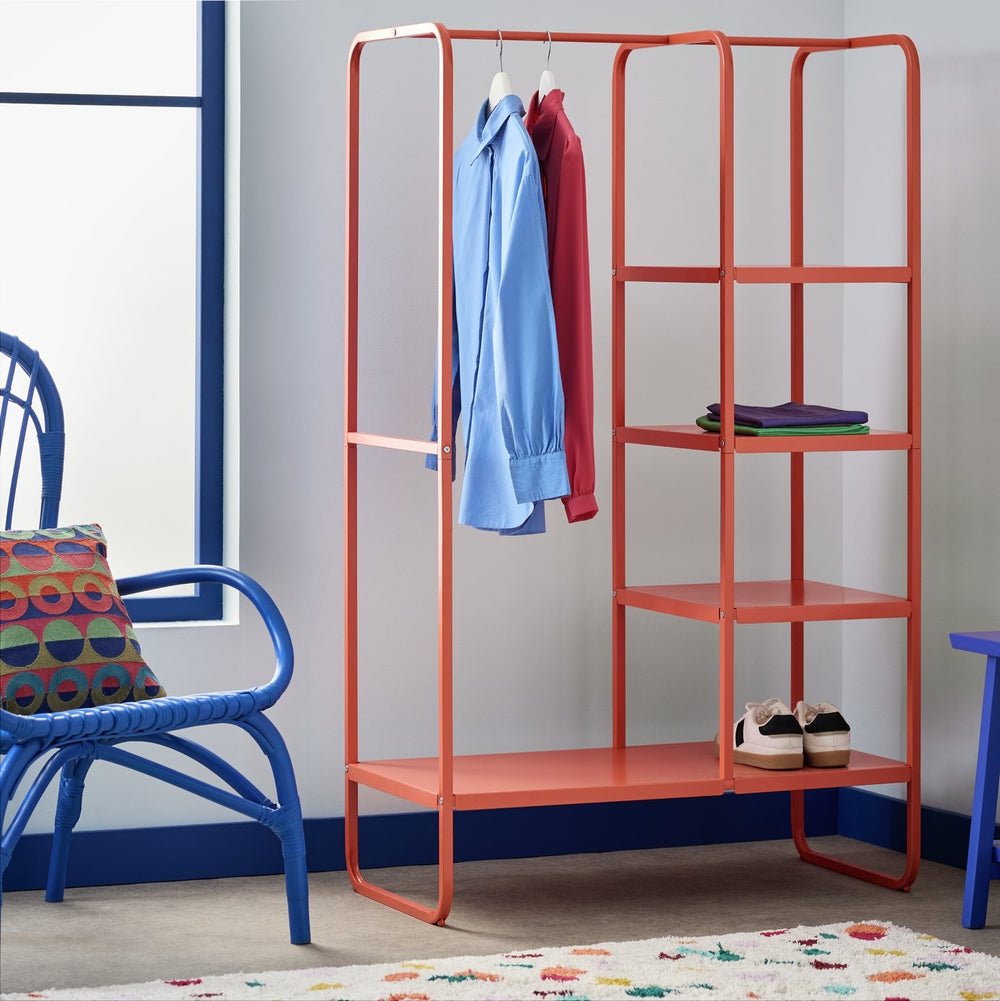 Habitat Lorelei Rail With Shelves - Red 16608530