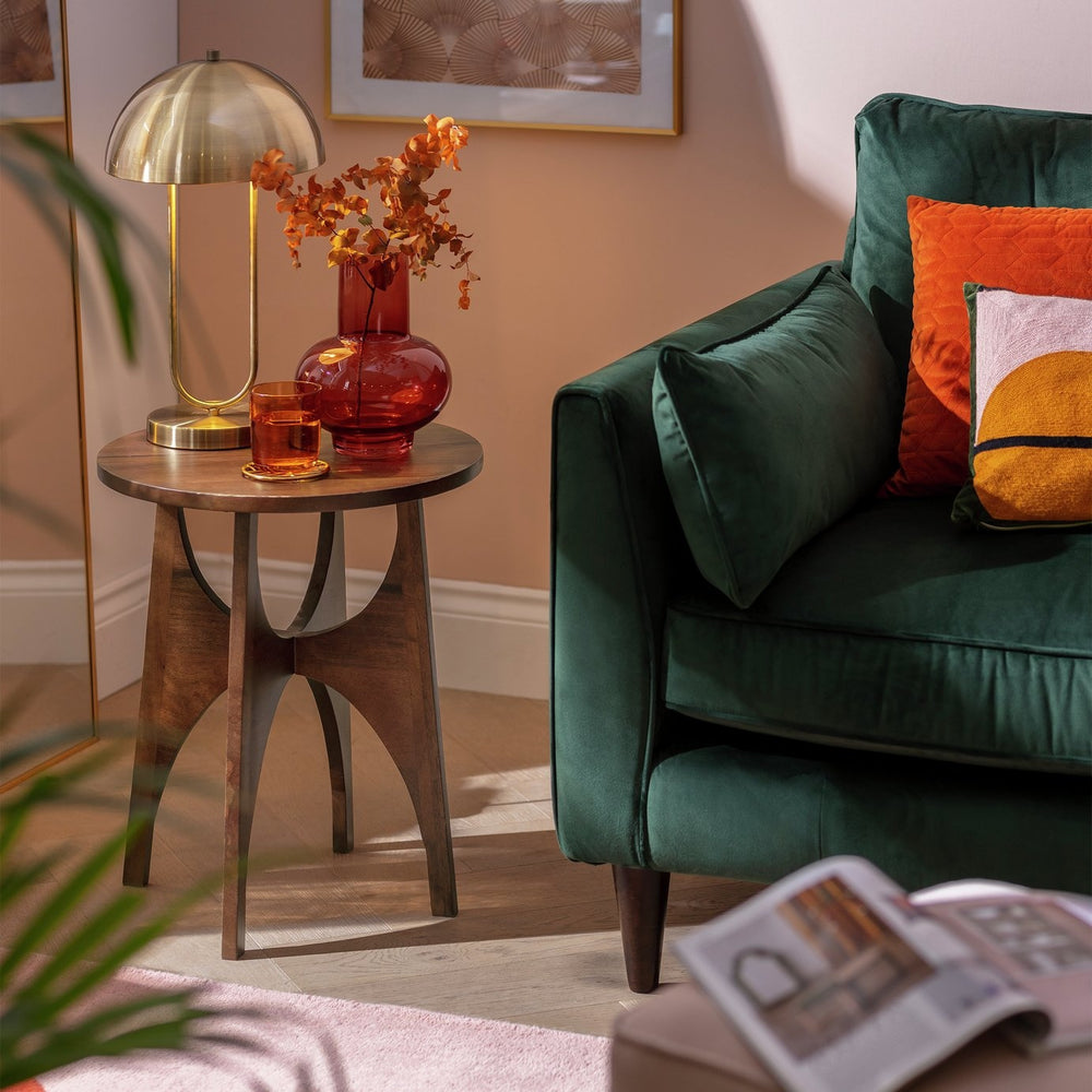 Habitat Mid Century Side Table - Walnut 13410790