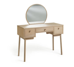 Habitat Moorlands 3 Drawer Dressing Table - Light Oak Veneer 12999308