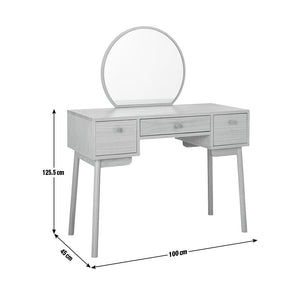 Habitat Moorlands 3 Drawer Dressing Table - Light Oak Veneer 12999308