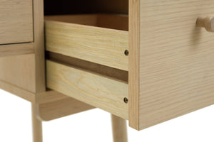 Habitat Moorlands 3 Drawer Dressing Table - Light Oak Veneer 12999308