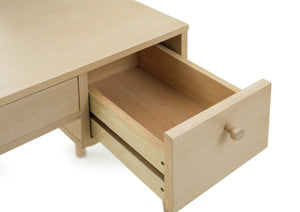 Habitat Moorlands 3 Drawer Dressing Table - Light Oak Veneer 12999308