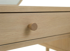 Habitat Moorlands 3 Drawer Dressing Table - Light Oak Veneer 12999308