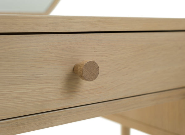 Habitat Moorlands 3 Drawer Dressing Table - Light Oak Veneer 12999308