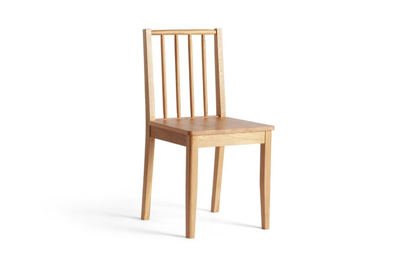 Habitat Nel Pair of Solid Wood Spindle Chair - Natural 19376759